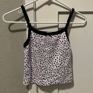 brandy melville john galt cheetah belle tank top